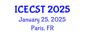 International Conference on Energy Conversion Systems and Technologies (ICECST) January 25, 2025 - Paris, France