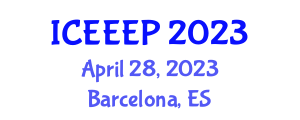 International Conference on Energy Economics and Energy Policy (ICEEEP) April 28, 2023 - Barcelona, Spain