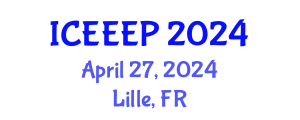 International Conference on Energy Economics and Energy Policy (ICEEEP) April 27, 2024 - Lille, France