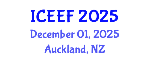 International Conference on Energy Economics and Finance (ICEEF) December 01, 2025 - Auckland, New Zealand