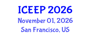 International Conference on Energy Economics and Policy (ICEEP) November 01, 2026 - San Francisco, United States