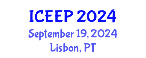 International Conference on Energy Efficiency and Policy (ICEEP) September 19, 2024 - Lisbon, Portugal
