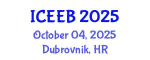 International Conference on Energy Efficiency in Buildings (ICEEB) October 04, 2025 - Dubrovnik, Croatia