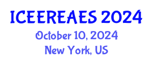 International Conference on Energy Efficiency, Renewable Energy and Alternative Energy Systems (ICEEREAES) October 10, 2024 - New York, United States