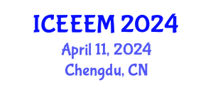 International Conference on Energy Engineering and Energy Management (ICEEEM) April 11, 2024 - Chengdu, China