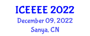 International Conference on Energy Engineering and Environmental Engineering (ICEEEE) December 09, 2022 - Sanya, China