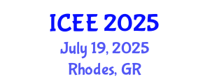 International Conference on Energy Engineering (ICEE) July 19, 2025 - Rhodes, Greece