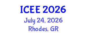 International Conference on Energy Engineering (ICEE) July 24, 2026 - Rhodes, Greece International Conference on Energy Engineering (ICEE) July 24, 2026 - Rhodes, Greece