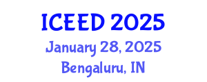 International Conference on Energy, Environment and Development (ICEED) January 28, 2025 - Bengaluru, India