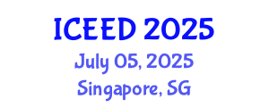 International Conference on Energy, Environment and Development (ICEED) July 05, 2025 - Singapore, Singapore