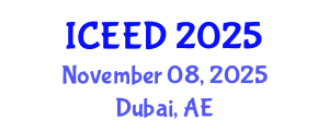 International Conference on Energy, Environment and Development (ICEED) November 08, 2025 - Dubai, United Arab Emirates