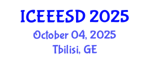 International Conference on Energy, Environment, Ecosystems and Sustainable Development (ICEEESD) October 04, 2025 - Tbilisi, Georgia