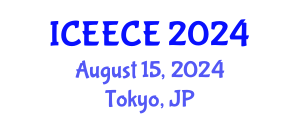 International Conference on Energy, Environmental and Chemical Engineering (ICEECE) August 15, 2024 - Tokyo, Japan