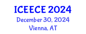 International Conference on Energy, Environmental and Chemical Engineering (ICEECE) December 30, 2024 - Vienna, Austria