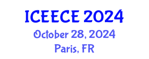 International Conference on Energy, Environmental and Chemical Engineering (ICEECE) October 28, 2024 - Paris, France