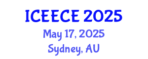 International Conference on Energy, Environmental and Chemical Engineering (ICEECE) May 17, 2025 - Sydney, Australia