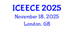 International Conference on Energy, Environmental and Chemical Engineering (ICEECE) November 18, 2025 - London, United Kingdom