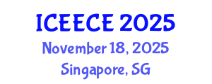 International Conference on Energy, Environmental and Chemical Engineering (ICEECE) November 18, 2025 - Singapore, Singapore