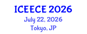 International Conference on Energy, Environmental and Chemical Engineering (ICEECE) July 22, 2026 - Tokyo, Japan