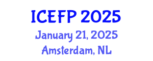 International Conference on Energy Forecasting and Planning (ICEFP) January 21, 2025 - Amsterdam, Netherlands