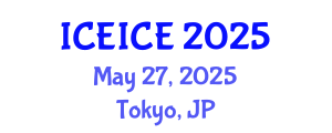 International Conference on Energy Industry and Clean Energy (ICEICE) May 27, 2025 - Tokyo, Japan