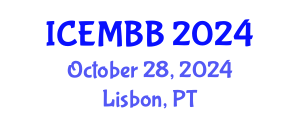International Conference on Energy Management, Biofuels and Biorefining (ICEMBB) October 28, 2024 - Lisbon, Portugal