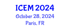 International Conference on Energy Management (ICEM) October 28, 2024 - Paris, France