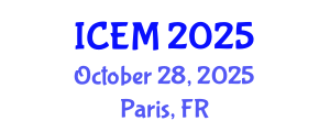 International Conference on Energy Management (ICEM) October 28, 2025 - Paris, France