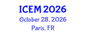 International Conference on Energy Management (ICEM) October 28, 2026 - Paris, France