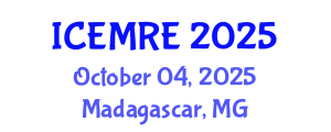 International Conference on Energy Market and Renewable Energy (ICEMRE) October 04, 2025 - Madagascar, Madagascar