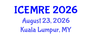 International Conference on Energy Market and Renewable Energy (ICEMRE) August 23, 2026 - Kuala Lumpur, Malaysia