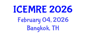 International Conference on Energy Market and Renewable Energy (ICEMRE) February 04, 2026 - Bangkok, Thailand