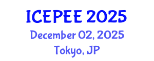 International Conference on Energy, Power and Electrical Engineering (ICEPEE) December 02, 2025 - Tokyo, Japan