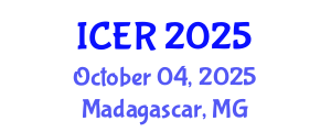 International Conference on Energy Recovery (ICER) October 04, 2025 - Madagascar, Madagascar