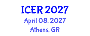 International Conference on Energy Recovery (ICER) April 08, 2027 - Athens, Greece International Conference on Energy Recovery (ICER) April 08, 2027 - Athens, Greece