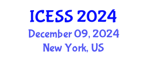 International Conference on Energy Sources and Sustainability (ICESS) December 09, 2024 - New York, United States