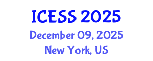 International Conference on Energy Sources and Sustainability (ICESS) December 09, 2025 - New York, United States