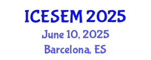 International Conference on Energy Storage and Energy Management (ICESEM) June 10, 2025 - Barcelona, Spain