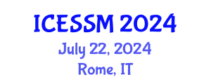 International Conference on Energy Storage and Storage Methods (ICESSM) July 22, 2024 - Rome, Italy