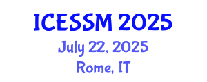 International Conference on Energy Storage and Storage Methods (ICESSM) July 22, 2025 - Rome, Italy