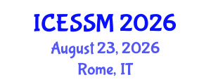 International Conference on Energy Storage and Storage Methods (ICESSM) August 23, 2026 - Rome, Italy