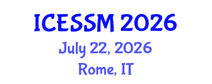 International Conference on Energy Storage and Storage Methods (ICESSM) July 22, 2026 - Rome, Italy