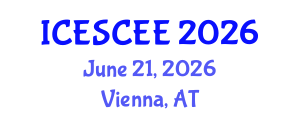 International Conference on Energy Storage, Conversion and Electrical Engineering (ICESCEE) June 21, 2026 - Vienna, Austria