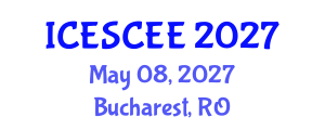 International Conference on Energy Storage, Conversion and Electrical Engineering (ICESCEE) May 08, 2027 - Bucharest, Romania International Conference on Energy Storage, Conversion and Electrical Engineering (ICESCEE) May 08, 2027 - Bucharest, Romania