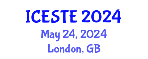 International Conference on Energy Storage Technology and Electrochemistry (ICESTE) May 24, 2024 - London, United Kingdom
