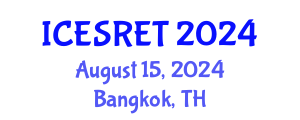 International Conference on Energy System and Renewable Energy Technologies (ICESRET) August 15, 2024 - Bangkok, Thailand