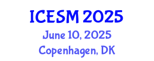 International Conference on Energy Systems and Management (ICESM) June 10, 2025 - Copenhagen, Denmark