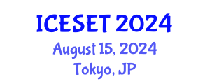 International Conference on Energy Systems Engineering and Technology (ICESET) August 15, 2024 - Tokyo, Japan