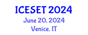 International Conference on Energy Systems Engineering and Technology (ICESET) June 20, 2024 - Venice, Italy