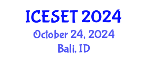 International Conference on Energy Systems Engineering and Technology (ICESET) October 24, 2024 - Bali, Indonesia